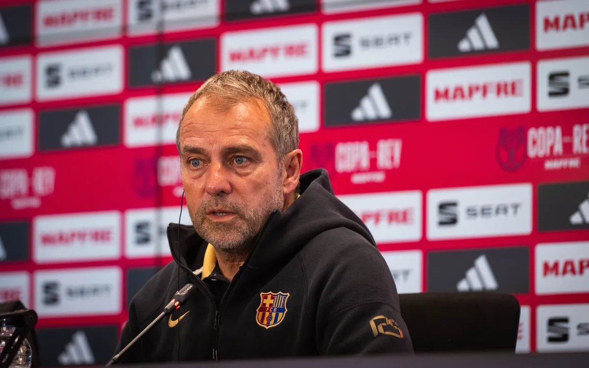 Hansi Flick Dismisses Barcelona Treble Talk After Copa del Rey Triumph