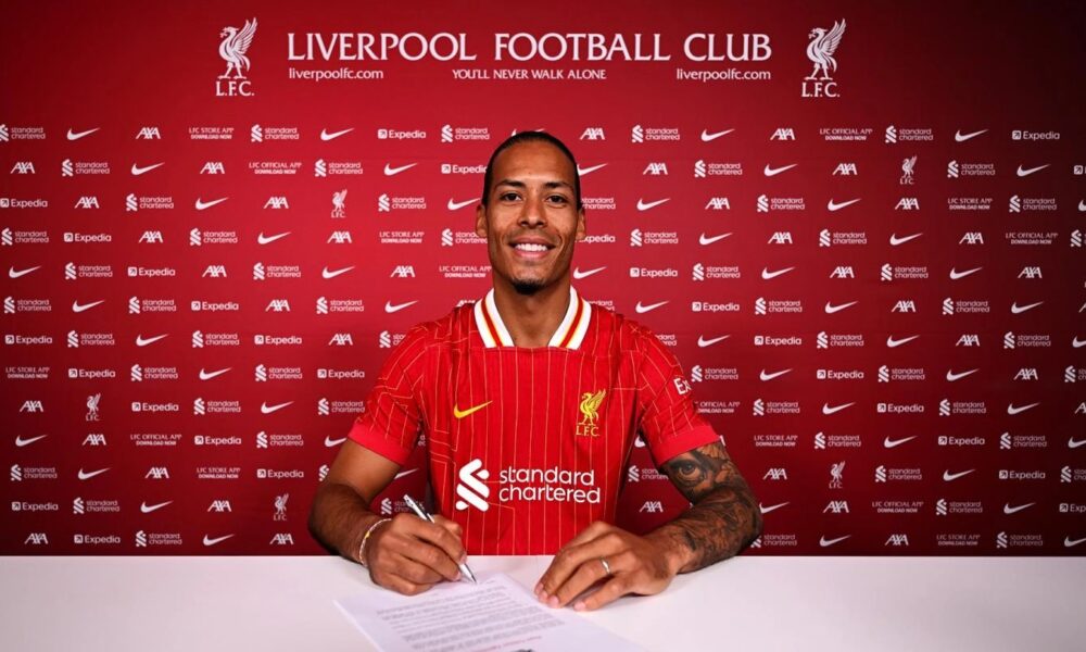 Virgil van Dijk Commits Future To Liverpool With New Contract Extension