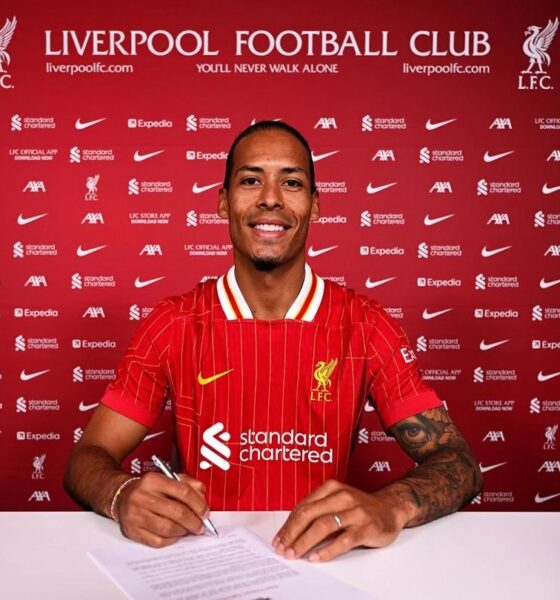 Virgil van Dijk Commits Future To Liverpool With New Contract Extension