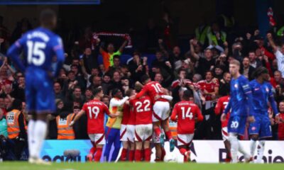 Champions Liverpool Celebrates As Nottingham Forest Keep Champions League Hopes Alive