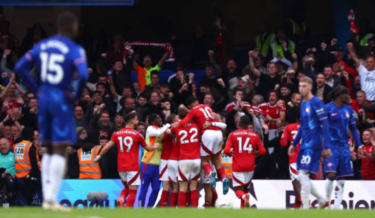 Champions Liverpool Celebrates As Nottingham Forest Keep Champions League Hopes Alive