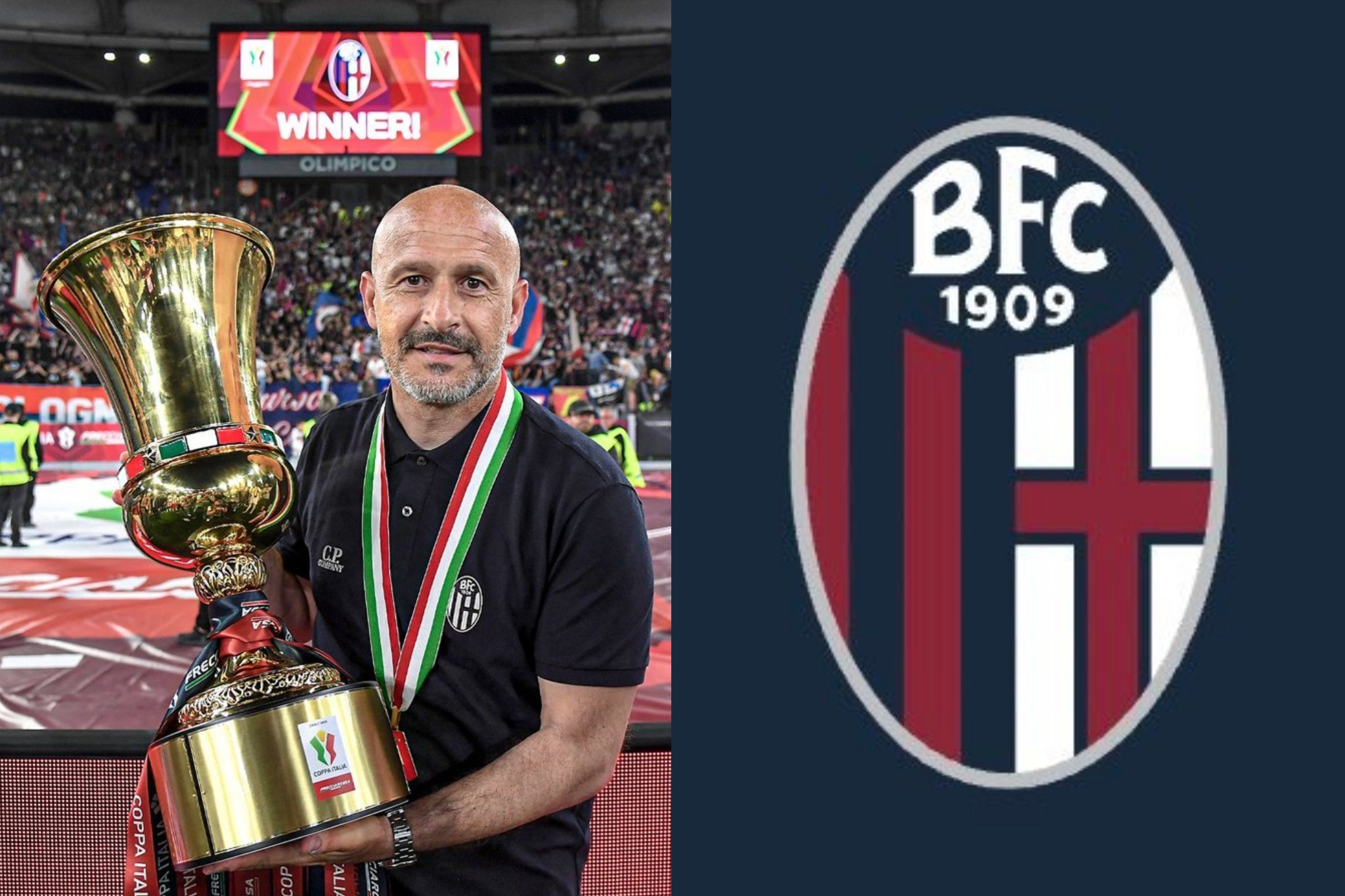 Bologna Manager Vincenzo Italiano Pens New Deal
