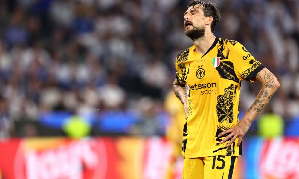 Francesco Acerbi Withdraws From Italy Squad After Inter Milan's Heavy Defeat To PSG