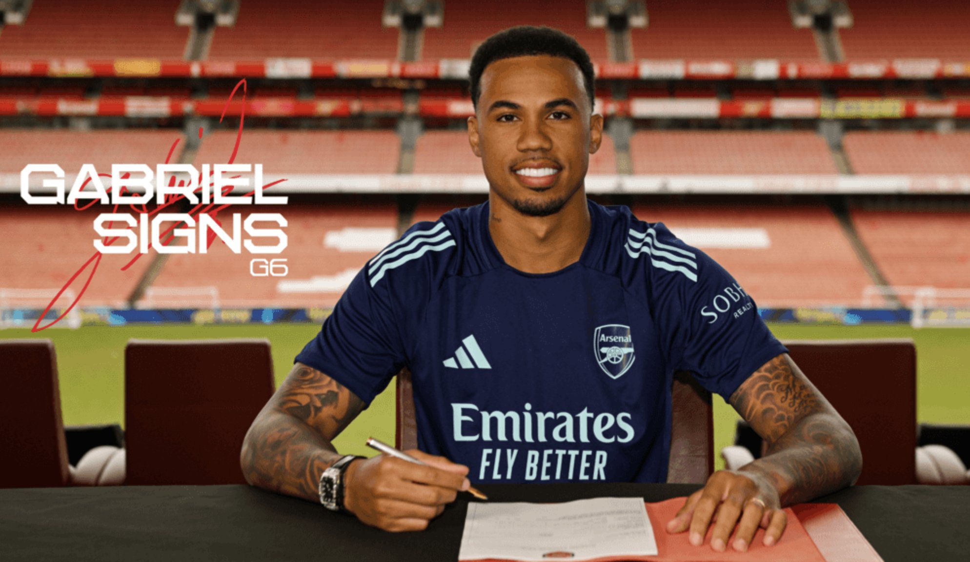 Gabriel Magalhães Pens New Deal To Extend Stay At Arsenal
