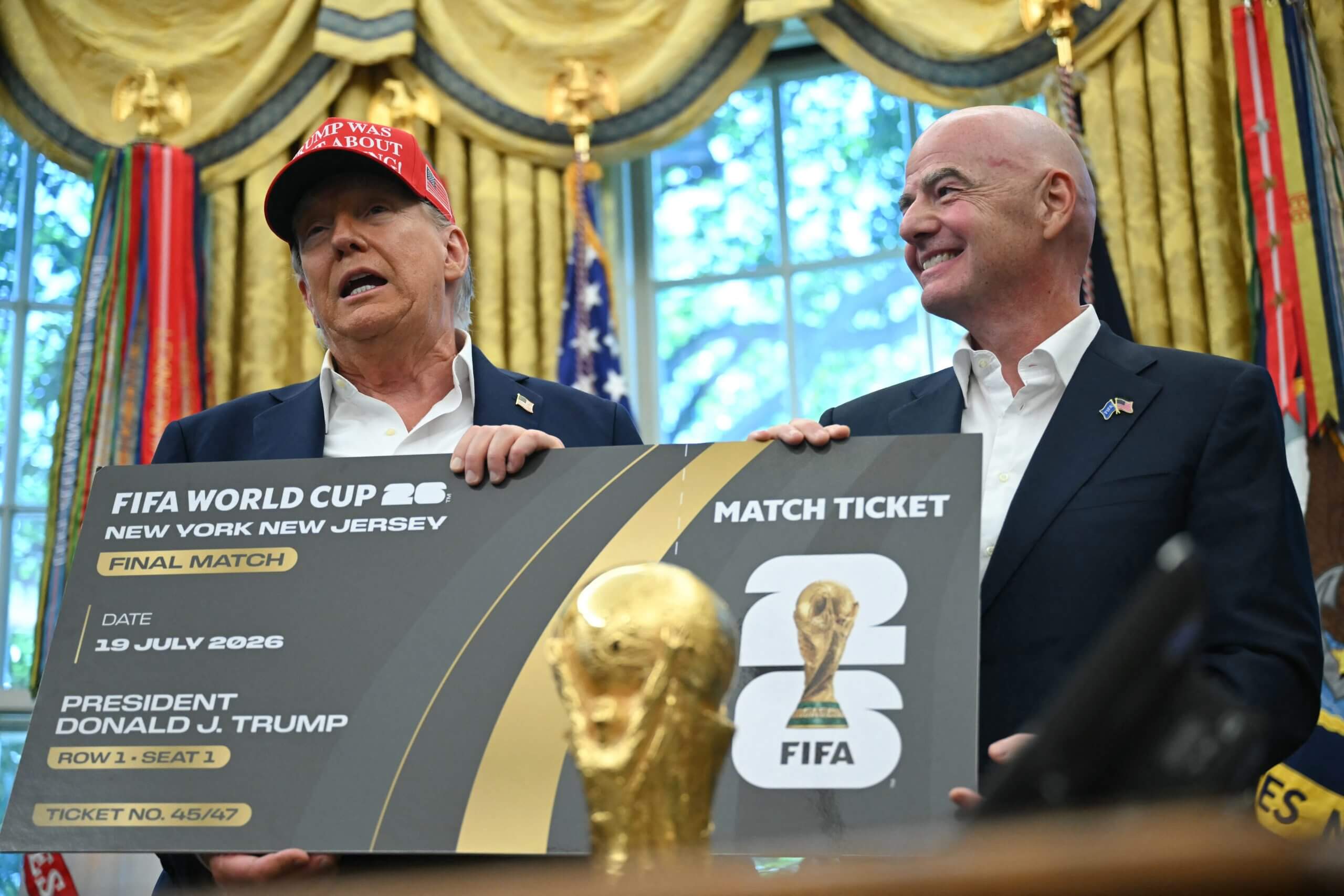 Donald Trump Announces Date And Venue For 2026 FIFA World Cup Draw