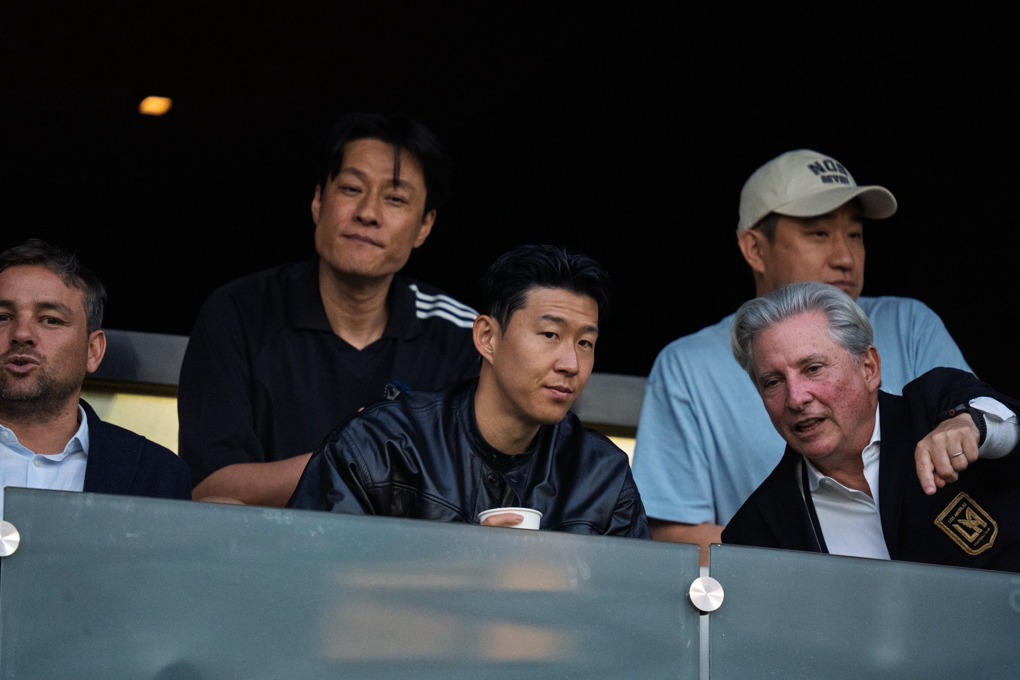 LAFC Fans Gather At Airport Ahead Of Son Heung-min Announcement