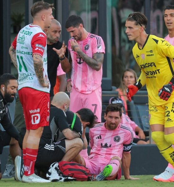 Lionel Messi Suffers Hamstring Injury During Inter Miami’s Leagues Cup Victory