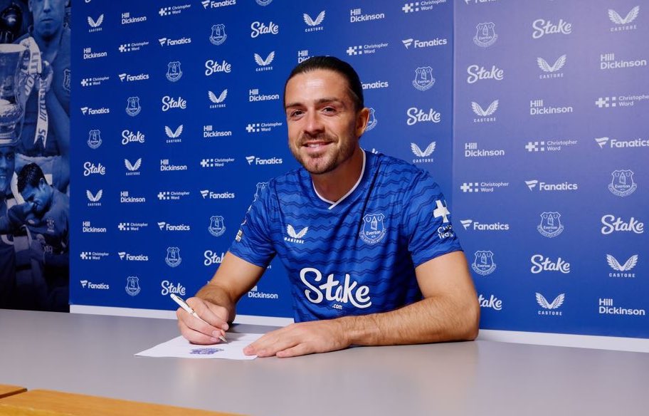 Everton Confirms Season-Long Loan Signing Of Manchester City Midfielder Jack Grealish