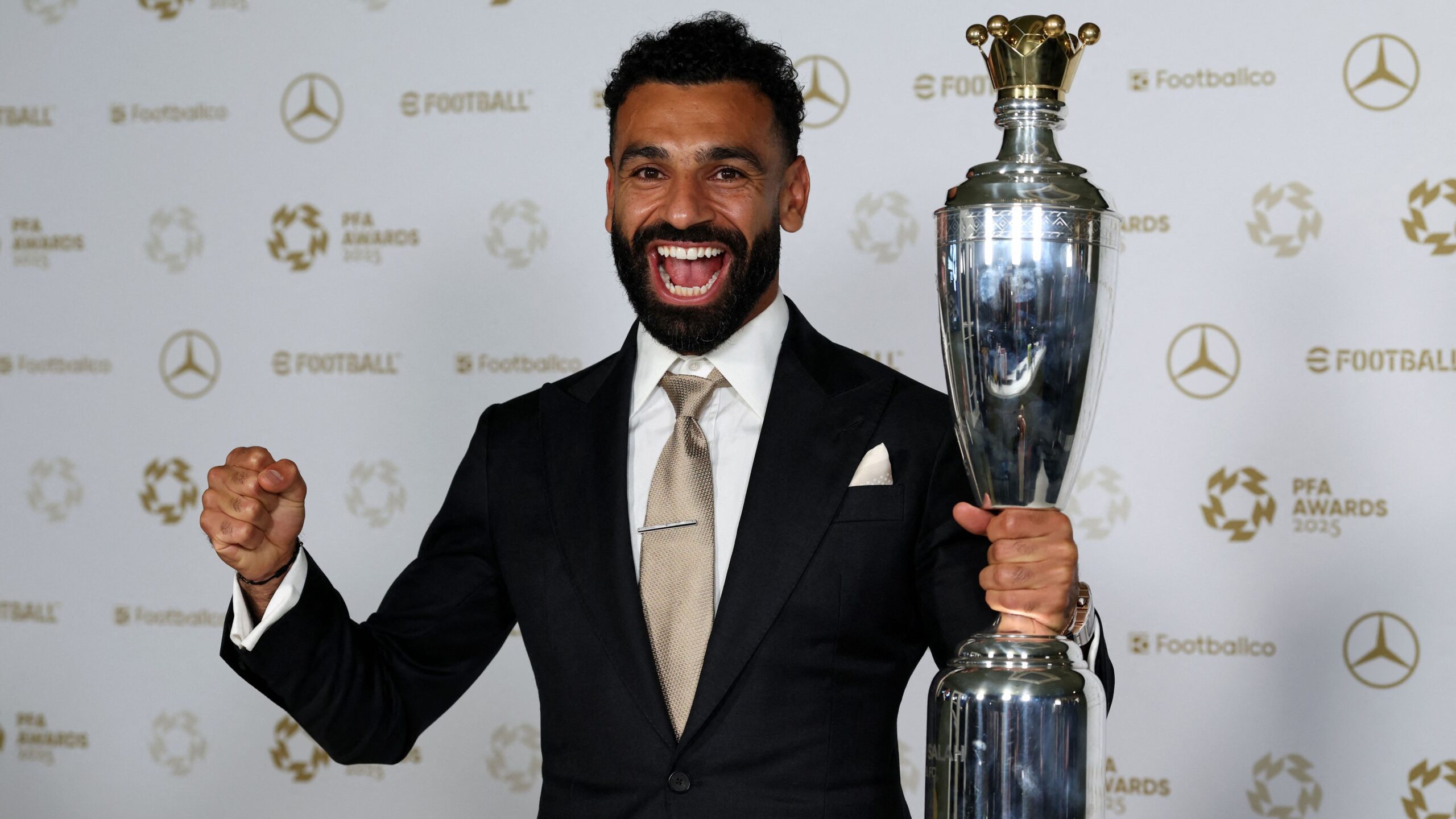 PFA Awards 2025: Mohamed Salah Makes History – See All The Winners
