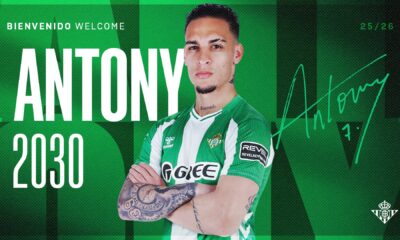 Antony Leaves Manchester United To Join Real Betis On Permanent Deal