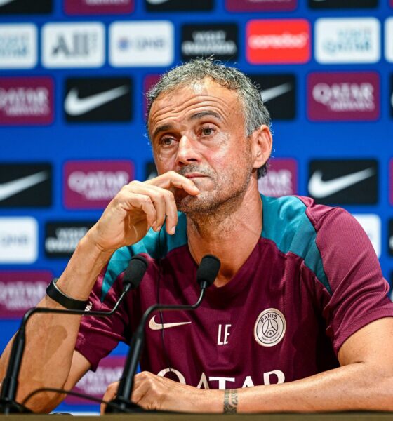PSG Coach Luis Enrique Suffers Collarbone Break In Cycling Accident