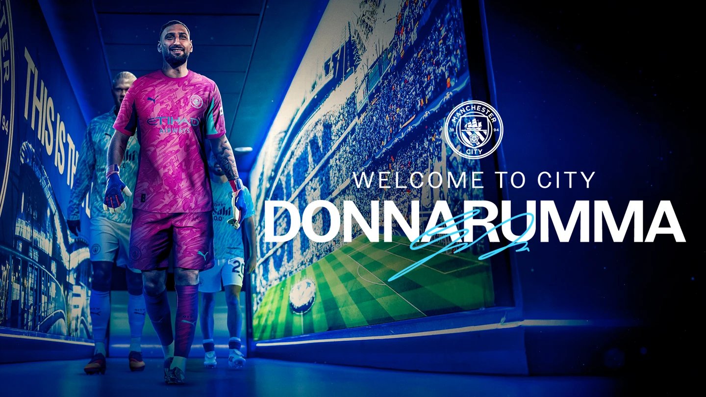 Manchester City Completes Signing Of Italian Goalkeeper Gianluigi Donnarumma From PSG
