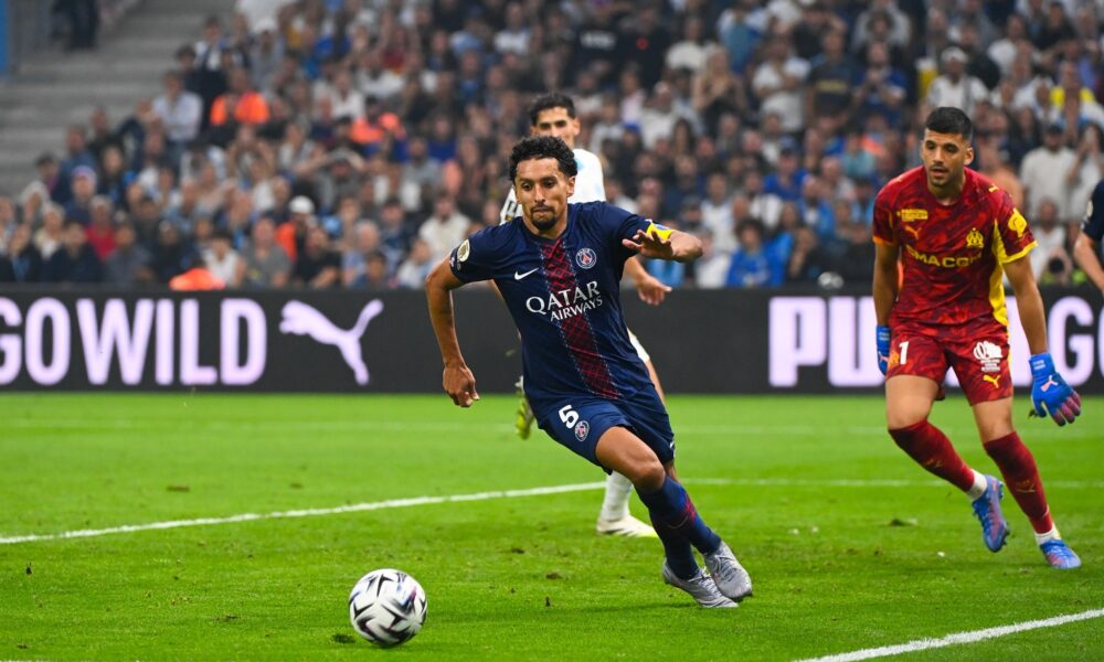 PSG Captain Marquinhos Sidelined For Weeks With Left Thigh Injury