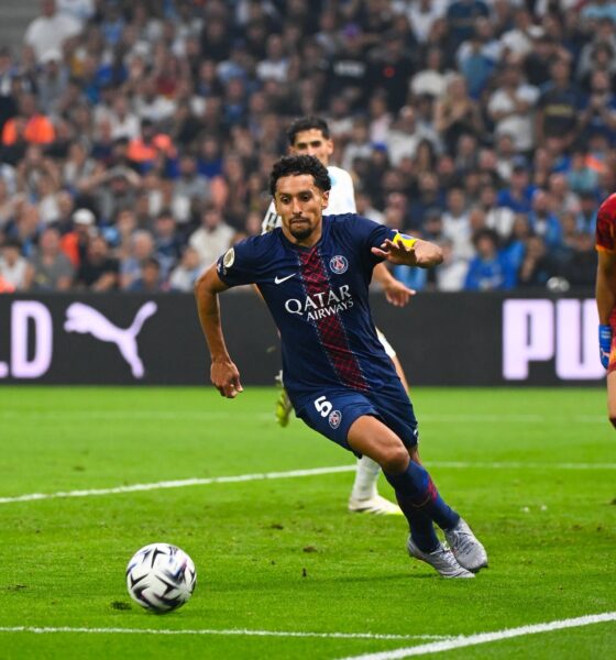 PSG Captain Marquinhos Sidelined For Weeks With Left Thigh Injury