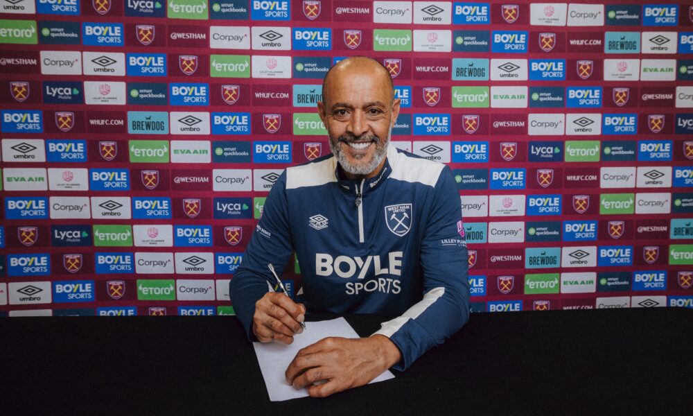 West Ham Confirms Nuno Espirito Santo As New Manager After Potter's Exit