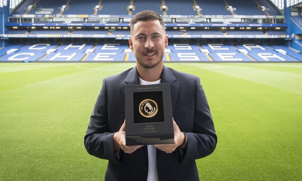 Chelsea Legend Eden Hazard Inducted Into Premier League Hall Of Fame