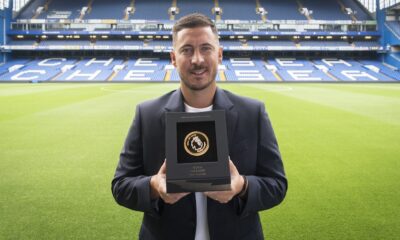 Chelsea Legend Eden Hazard Inducted Into Premier League Hall Of Fame