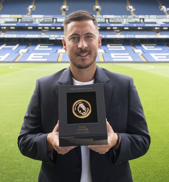 Chelsea Legend Eden Hazard Inducted Into Premier League Hall Of Fame