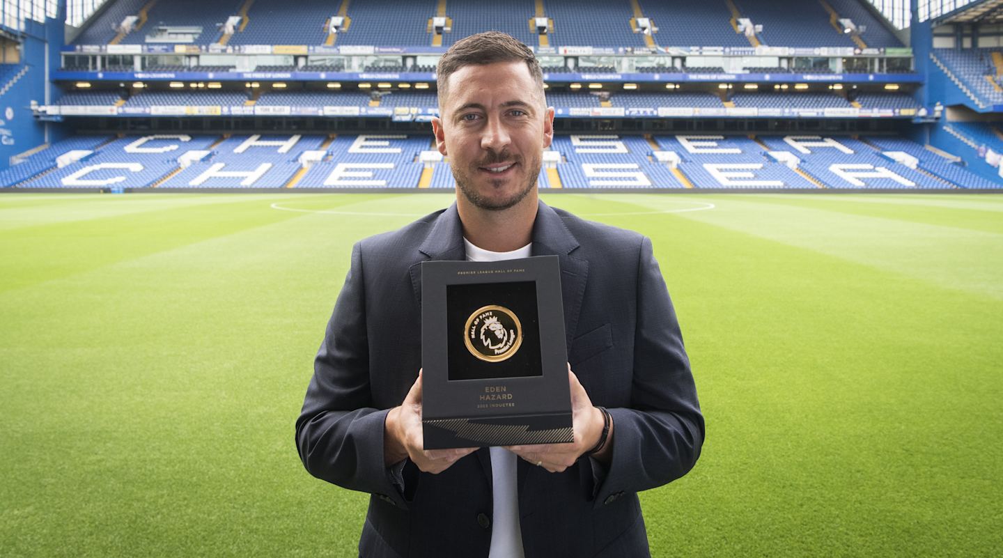 Chelsea Legend Eden Hazard Inducted Into Premier League Hall Of Fame
