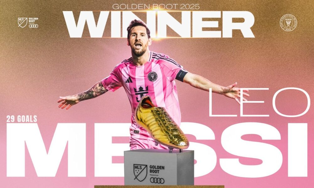 Lionel Messi Claims Golden Boot As He Rewrites MLS Record Books