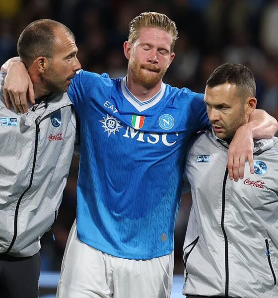 Napoli Confirms Kevin De Bruyne Faces Months Out With Serious Muscle Injury