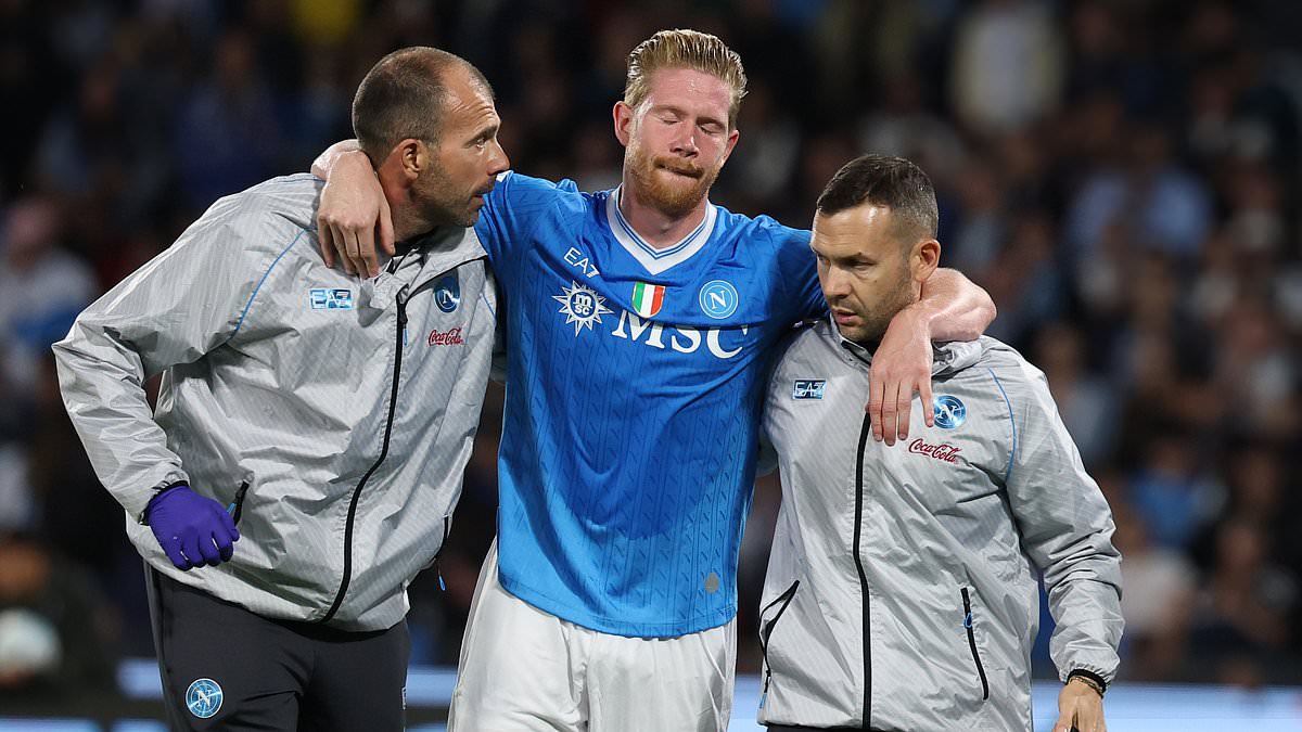 Napoli Confirms Kevin De Bruyne Faces Months Out With Serious Muscle Injury