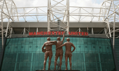Old Trafford Stadium stands and pitch view, Manchester United home ground. Image used for Sportxparte news