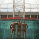 Old Trafford Stadium stands and pitch view, Manchester United home ground. Image used for Sportxparte news