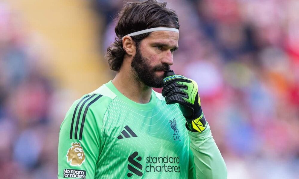 Liverpool's Alisson Returns To Training Ahead Of Nottingham Forest Match