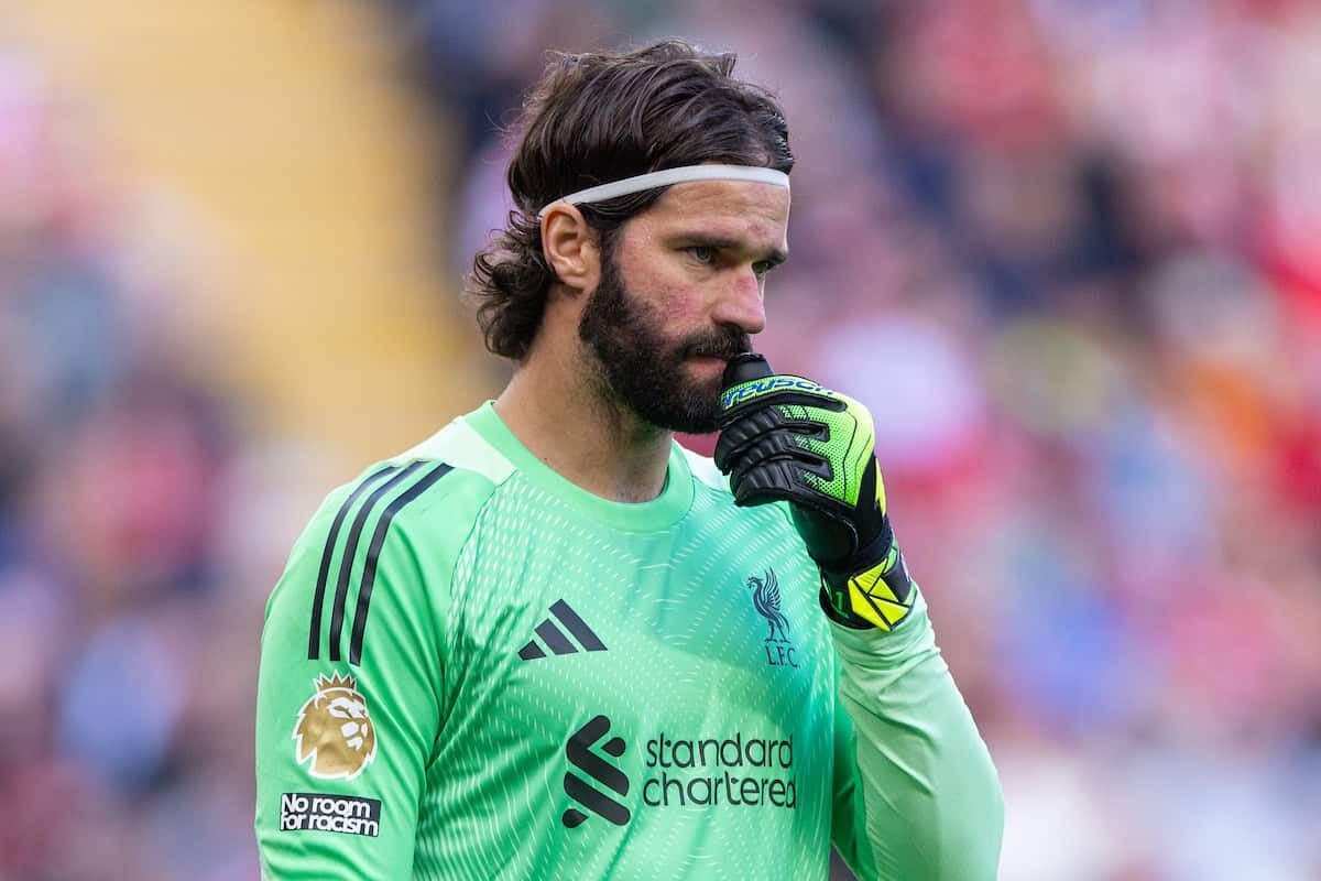 Liverpool's Alisson Returns To Training Ahead Of Nottingham Forest Match