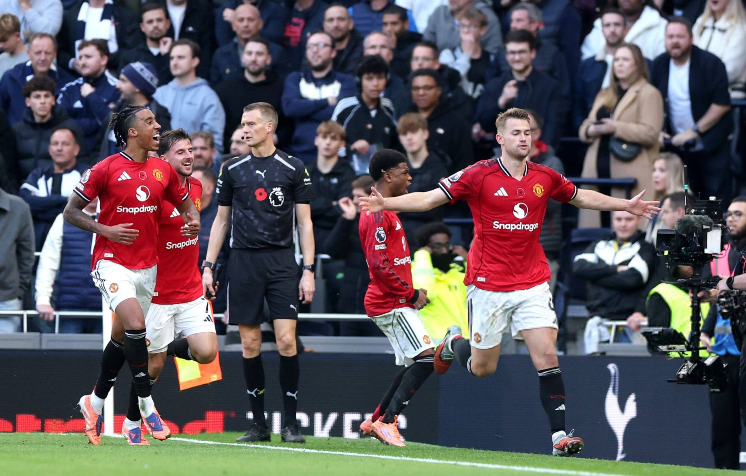 De Ligt Denies Tottenham As Manchester United Secure Late Draw