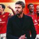Manchester United players in training
