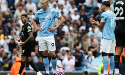 Manchester City vs Tottenham Hotspur in the Premier League