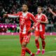 Michael Olise of Bayern Munich against Wolfsburg in the Bundesliga