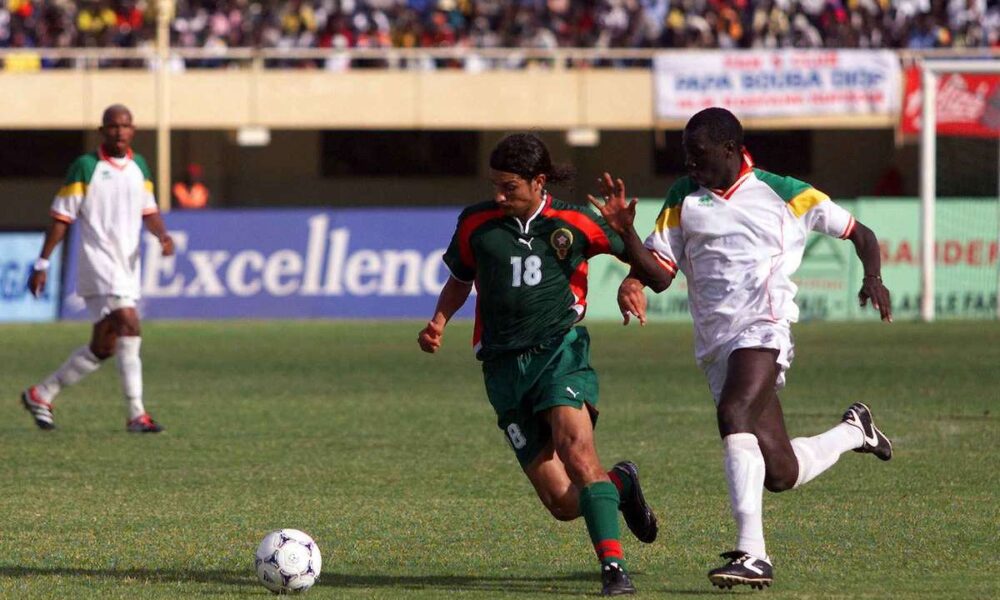 Morocco against Senegal at the Africa Cup of Nations