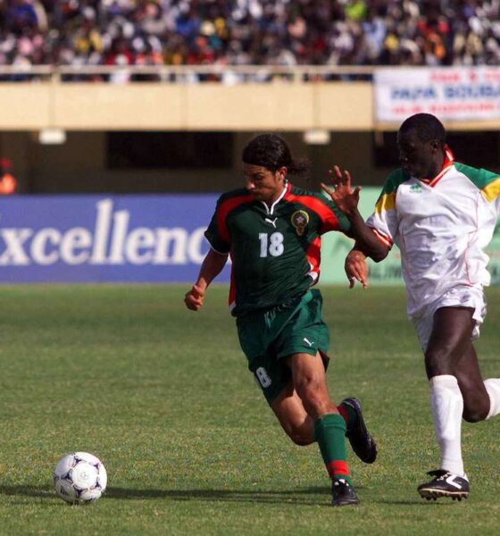 Morocco against Senegal at the Africa Cup of Nations