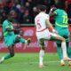 Pape Gueye of Marseille against Morocco at the Africa Cup of Nations