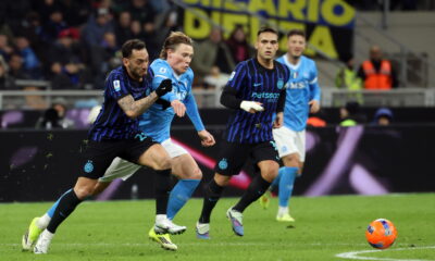 Scott McTominay of Napoli against Inter Milan in Serie A