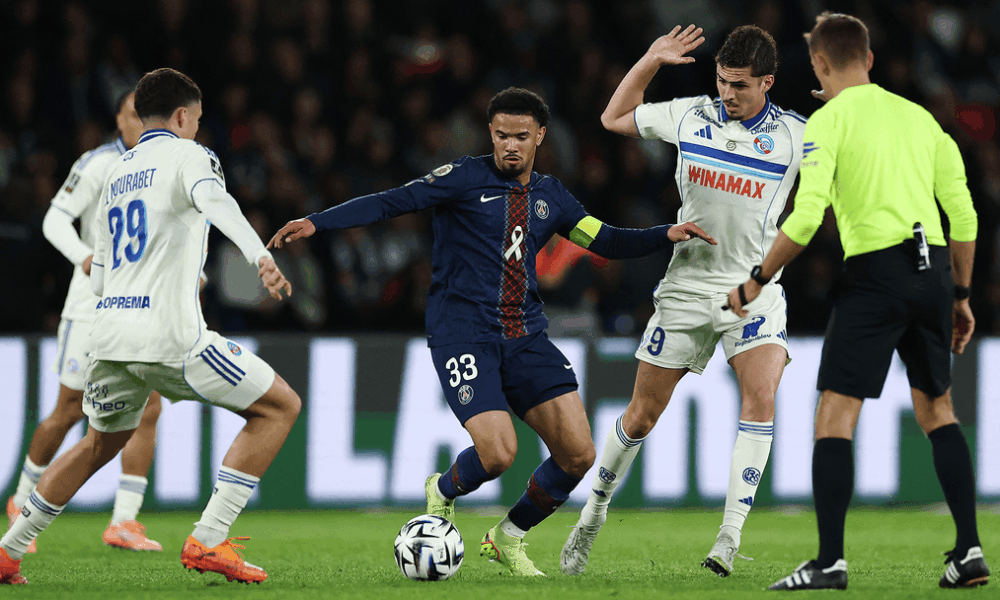 RC Strasbourg vs Paris Saint-Germain in Ligue 1