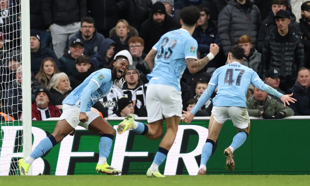 Antoine Semenyo of Bournemouth against Newcastle United in the Carabao Cup