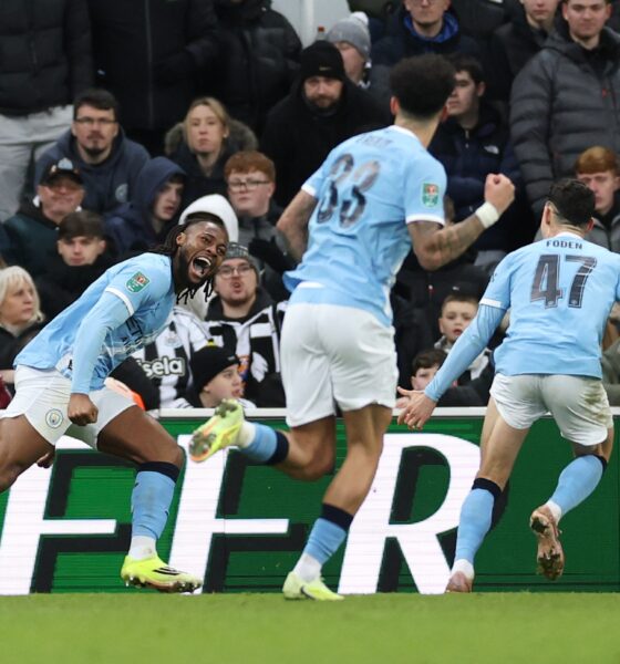 Antoine Semenyo of Bournemouth against Newcastle United in the Carabao Cup
