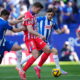 Atletico Madrid Facing RCD Espanyol During A La Liga Match