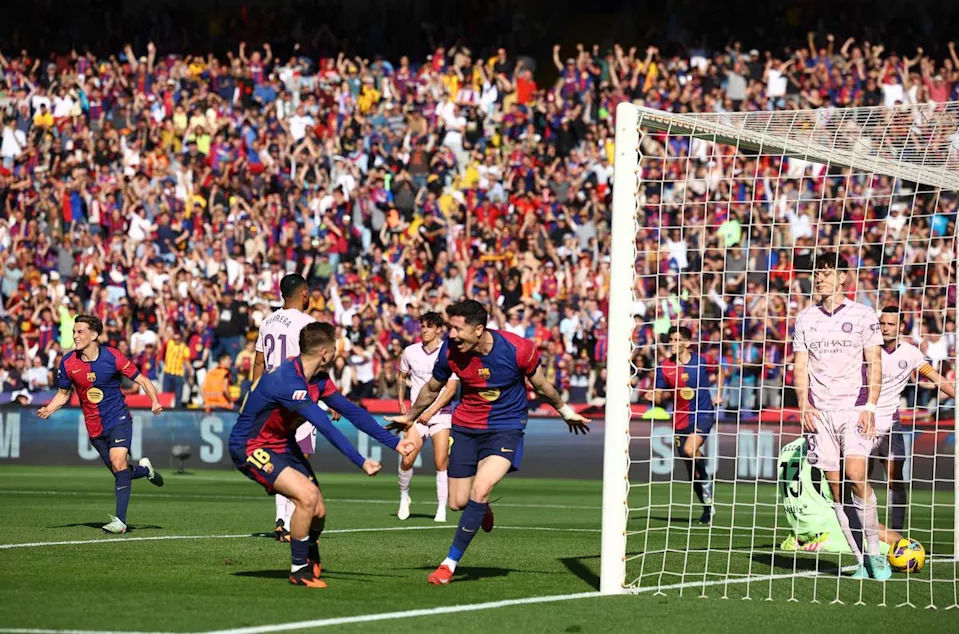 Barcelona against Girona in the Copa del Rey