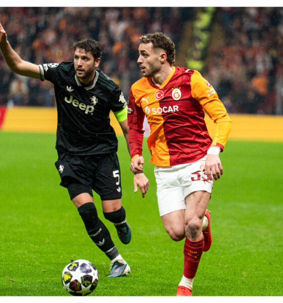 Juventus against Galatasaray in the Champions League playoff