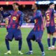 Lamine Yamal of Barcelona against Mallorca in La Liga