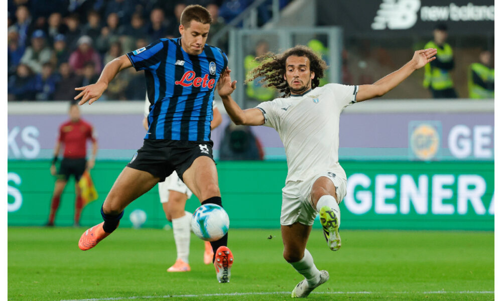Lazio against Atalanta in Serie A