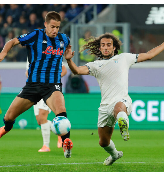 Lazio against Atalanta in Serie A