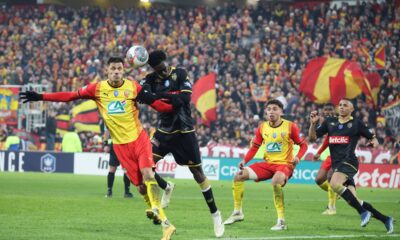 Lens against Monaco in Ligue 1