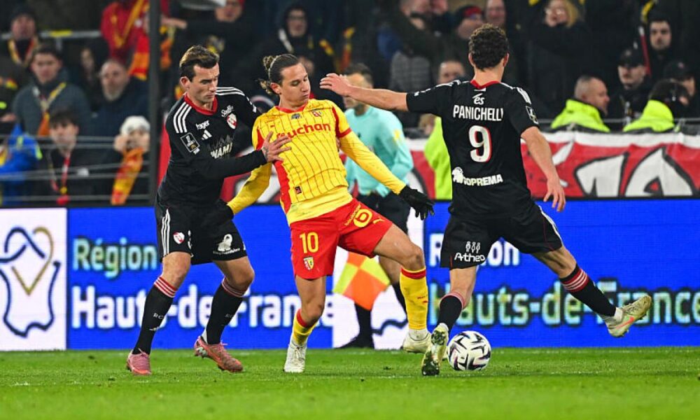 Ligue 1 football match between RC Strasbourg Alsace and RC Lens