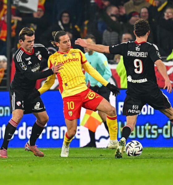Ligue 1 football match between RC Strasbourg Alsace and RC Lens